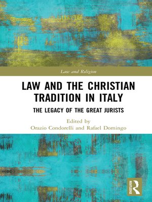 cover image of Law and the Christian Tradition in Italy